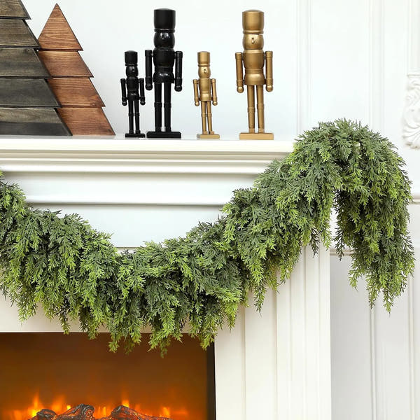 Premium 6 Feet Christmas Cedar Garland